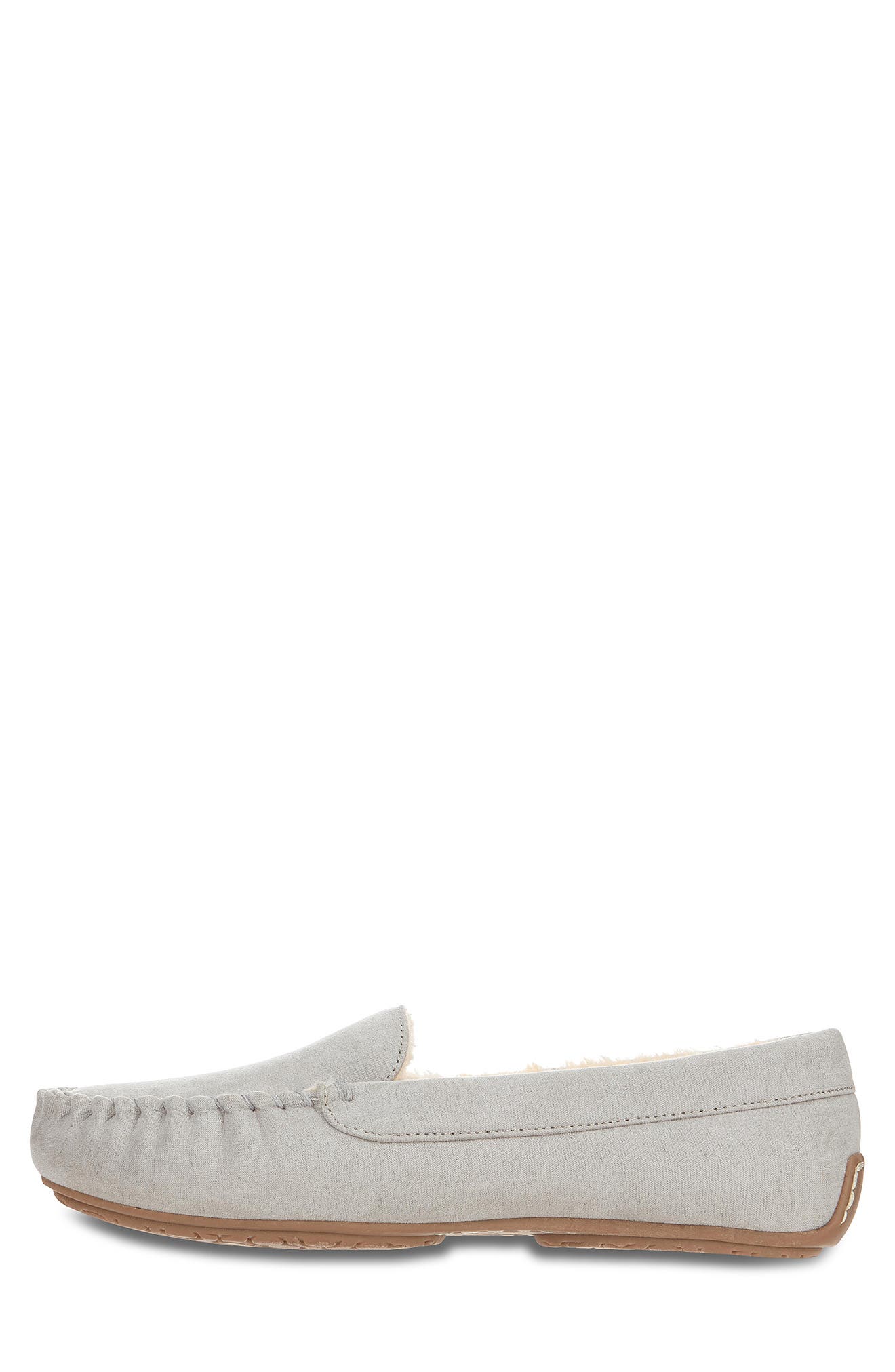 Faux Fur Lined Slipper, Alternate, color, GREY