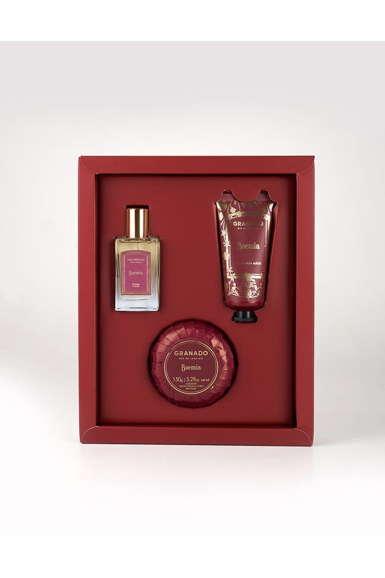 Boemia Scented Trio, Alternate, color, Clear