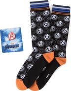 Cufflinks, Inc. Avengers Crew Socks & Lapel Pin Set