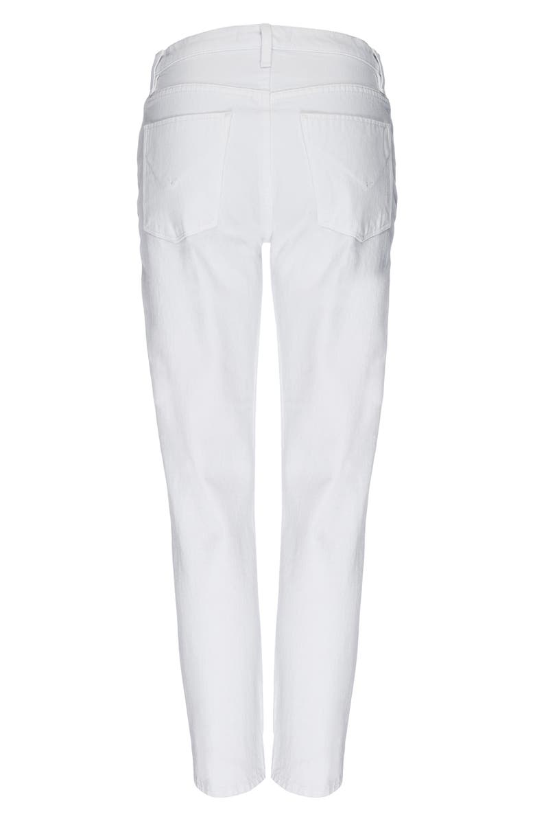 Hudson Jeans Bettie High Waist Tapered Jeans, Alternate, color, White