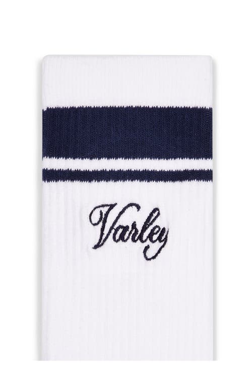 VARLEY VARLEY LAMAR CLUB STRIPE CREW SOCKS
