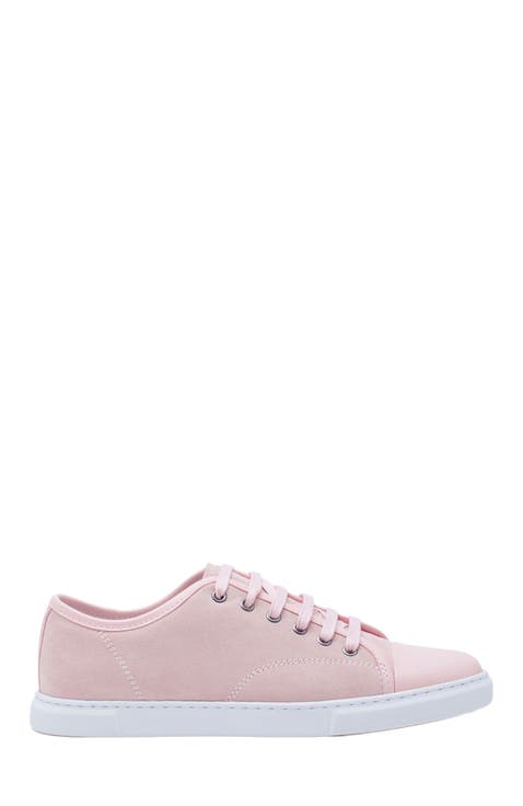 DBB1 LEATHER AND SUEDE SNEAKERS (WOMEN)