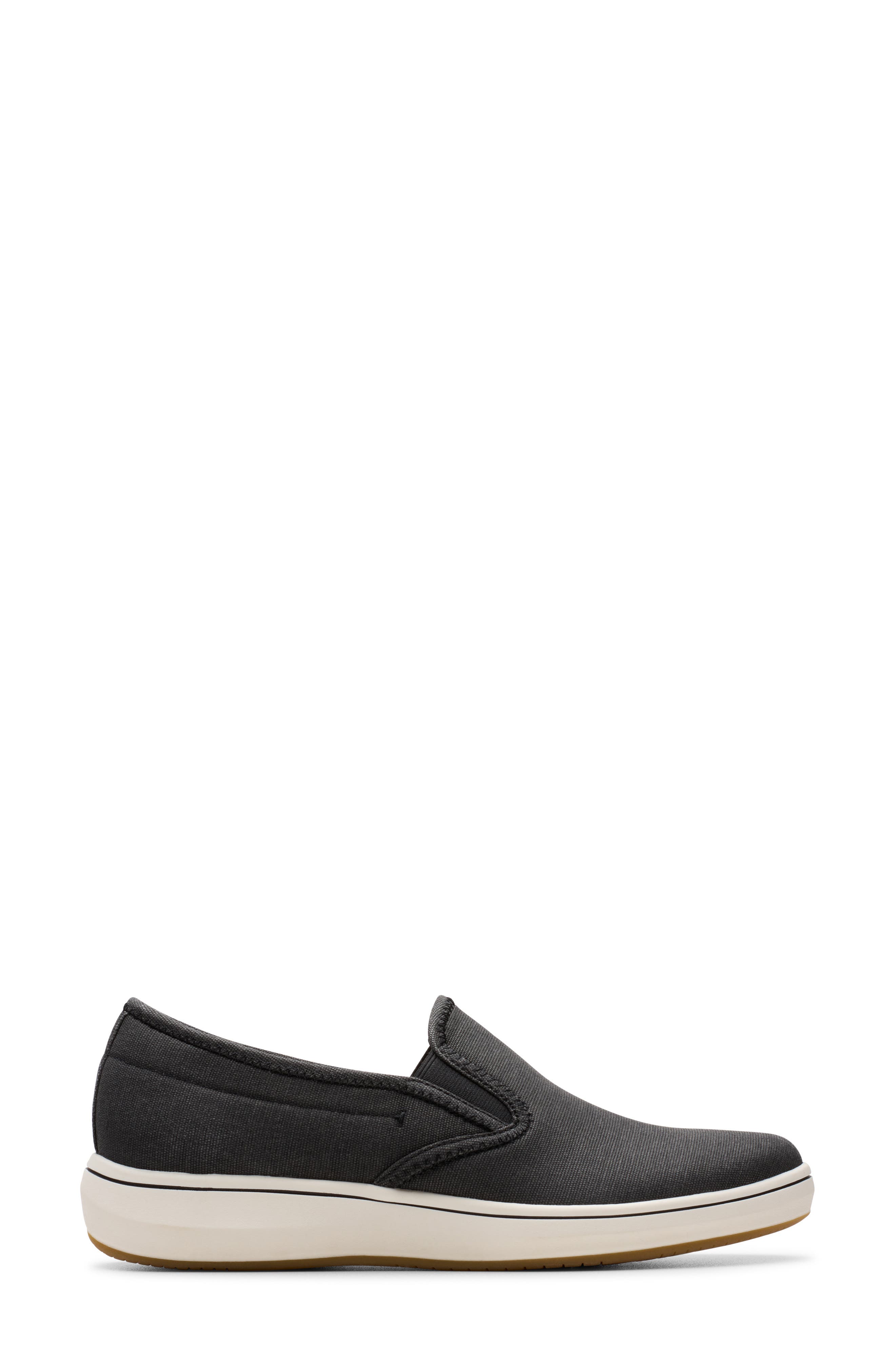 Clarks<sup>®</sup> BreezeSky Zoe Slip-On Sneaker, Alternate, color, Black Canvas
