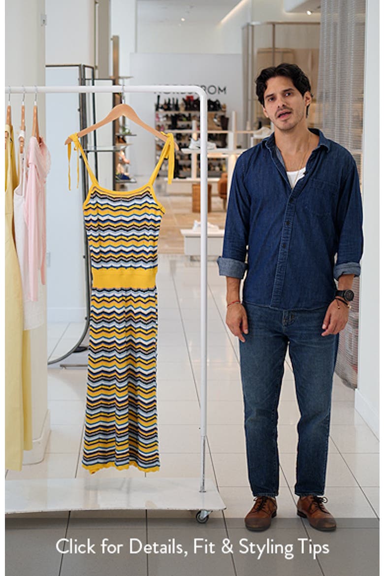 Cali Tie Strap Midi Dress video