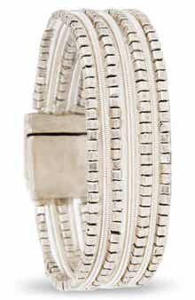 SAACHI Scarlett Beaded Layered Wrap Bracelet