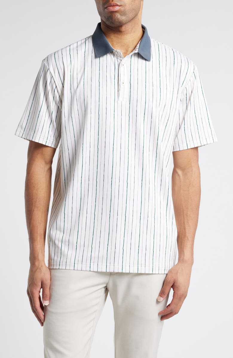 Swannies Trail Stripe Golf Polo, Main, color, 