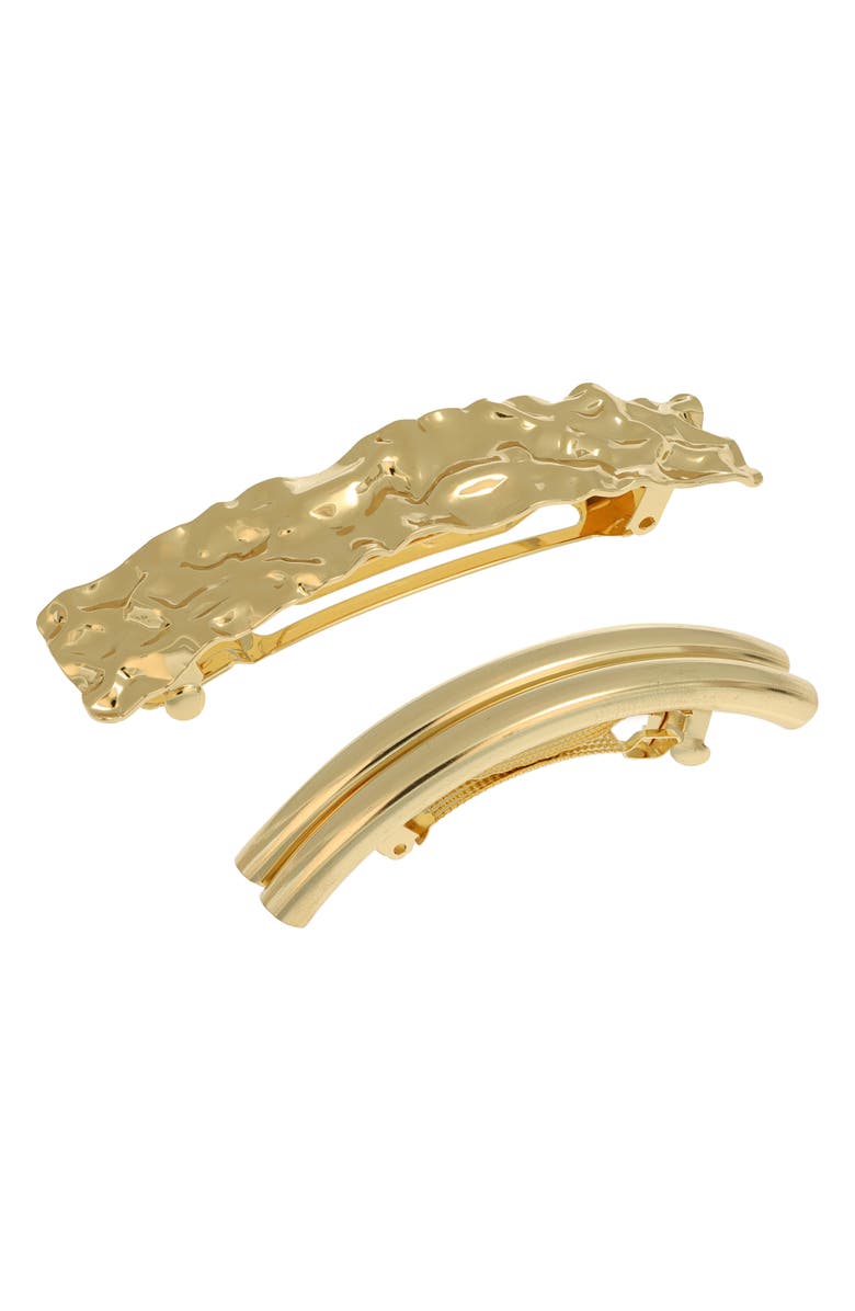 L. Erickson Catherine & Labyrinth Assorted 2-Pack Barrettes, Main, color, 