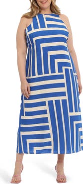 Donna Morgan Print Maxi Dress