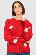 Yumi Daisy Stitch Cardigan