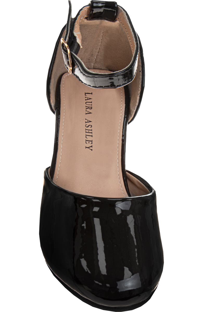 Laura Ashley Low Heeled Dress Shoes, Alternate, color, Black Patent