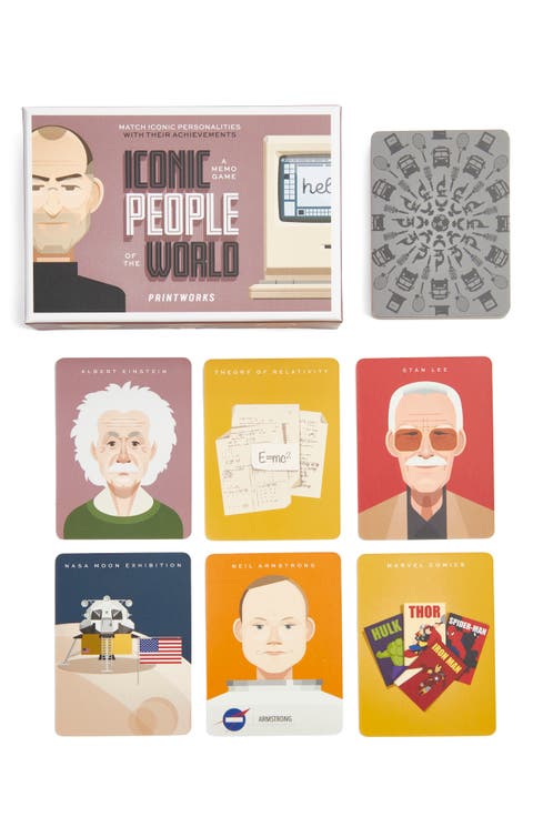 Iconic People Memo Game