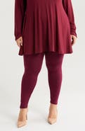 24seven Comfort Apparel Comfortable Ankle Leggings