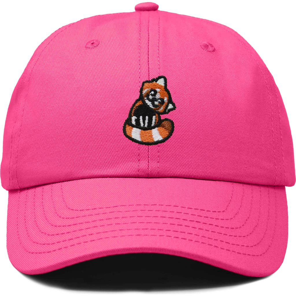 DALIX DALIX RED PANDA EMBROIDERED DAD HAT