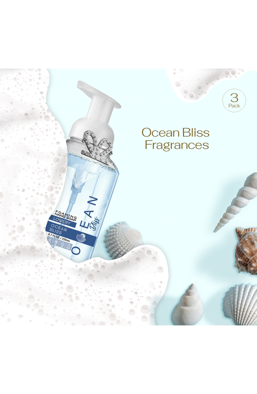 Lovery Foaming Hand Soap Pack Of 3 In Ocean Bliss