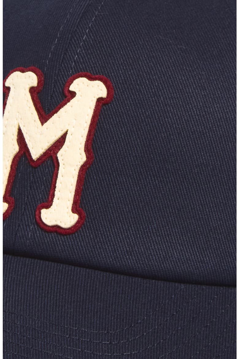 Monogram Patch Adjustable Baseball Cap, Alternate, color, OBSIDIAN BLUE