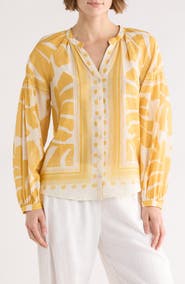 DR2 by Daniel Rainn Long Sleeve Cotton Top