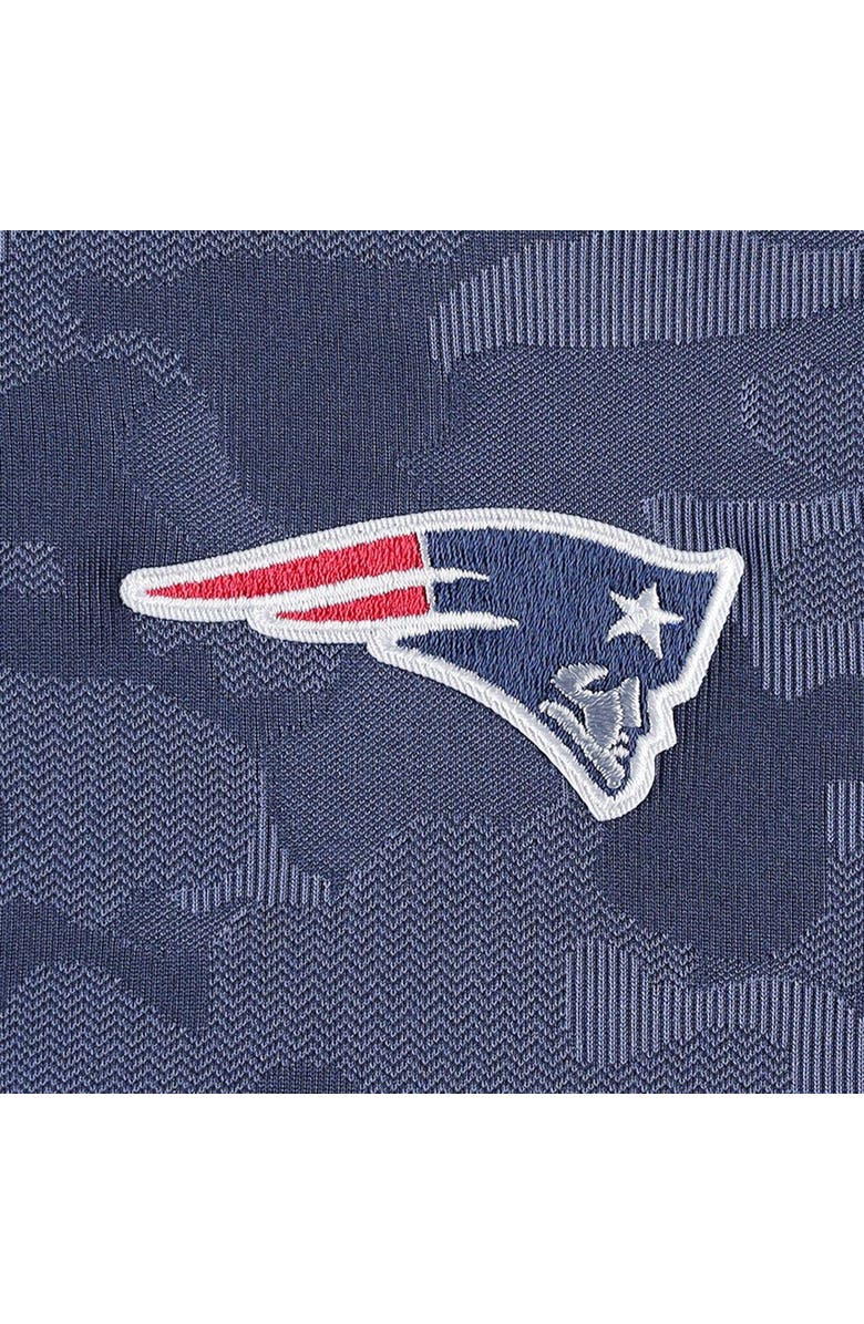 ANTIGUA Men's Antigua Navy New England Patriots Brigade Quarter-Zip Sweatshirt, Alternate, color, Navy