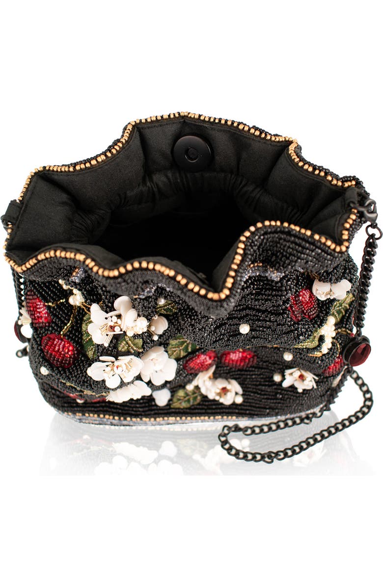 Mary Frances Accessories Sweet & Tart Crossbody Handbag, Alternate, color, Black