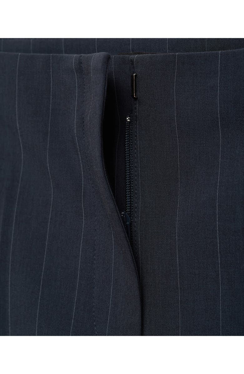 MANGO Chalk Stripe Straight Leg Trousers, Alternate, color,