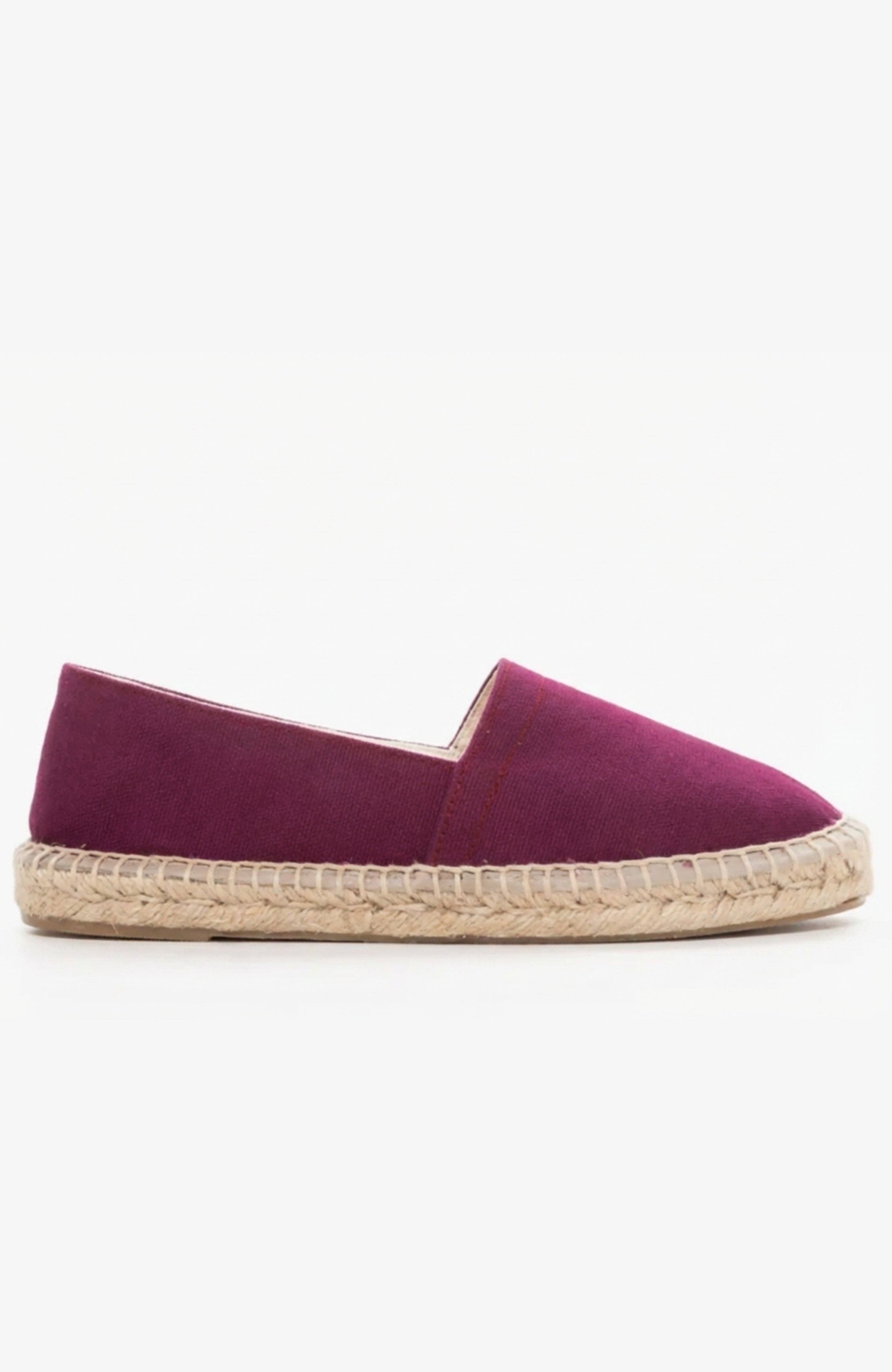 Marbella Espadrille, Alternate, color, burgundy