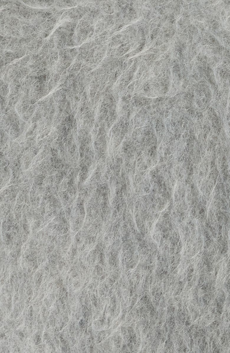 Bernardo Hairy Crop Jacket, Alternate, color, Light Grey