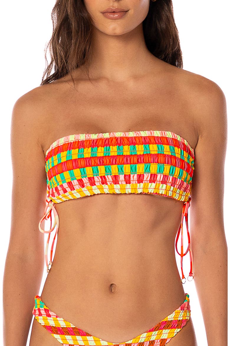 Golden Gambit Artemisa Reversible Bikini Top, Main, color, RED