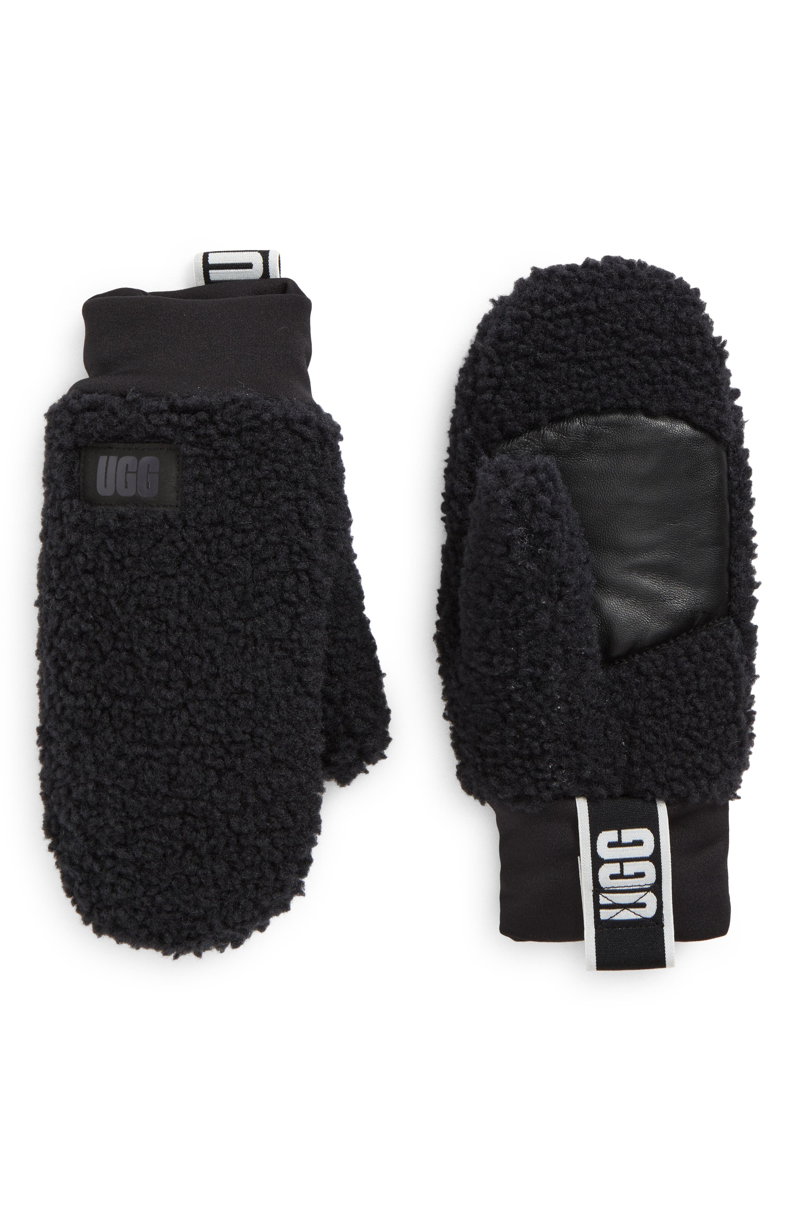 UGGfluff Faux Shearling Mittens
