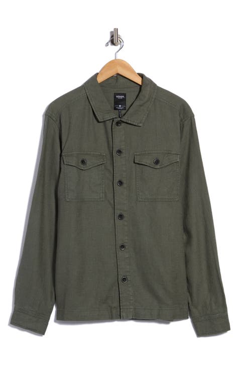 Charleston Linen Blend Shirt Jacket