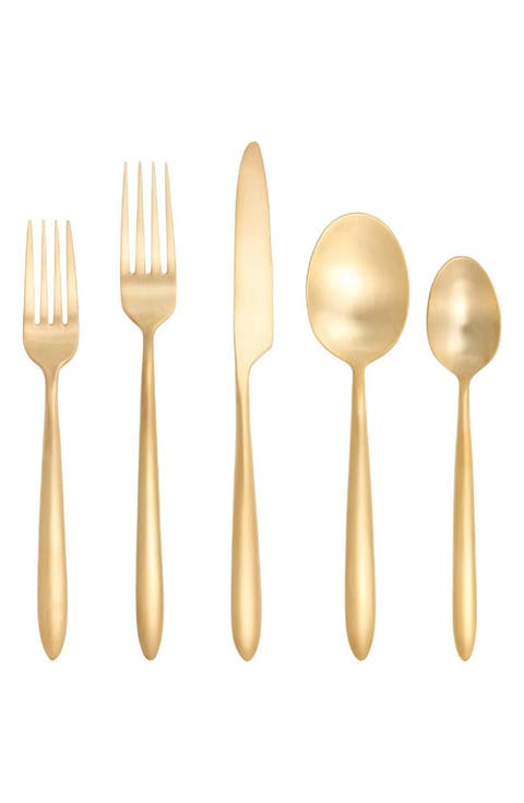 Velo 20-Piece Stainless Steel Flatware Set