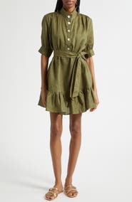 Veronica Beard Kaidin Ruffle Hem Dress