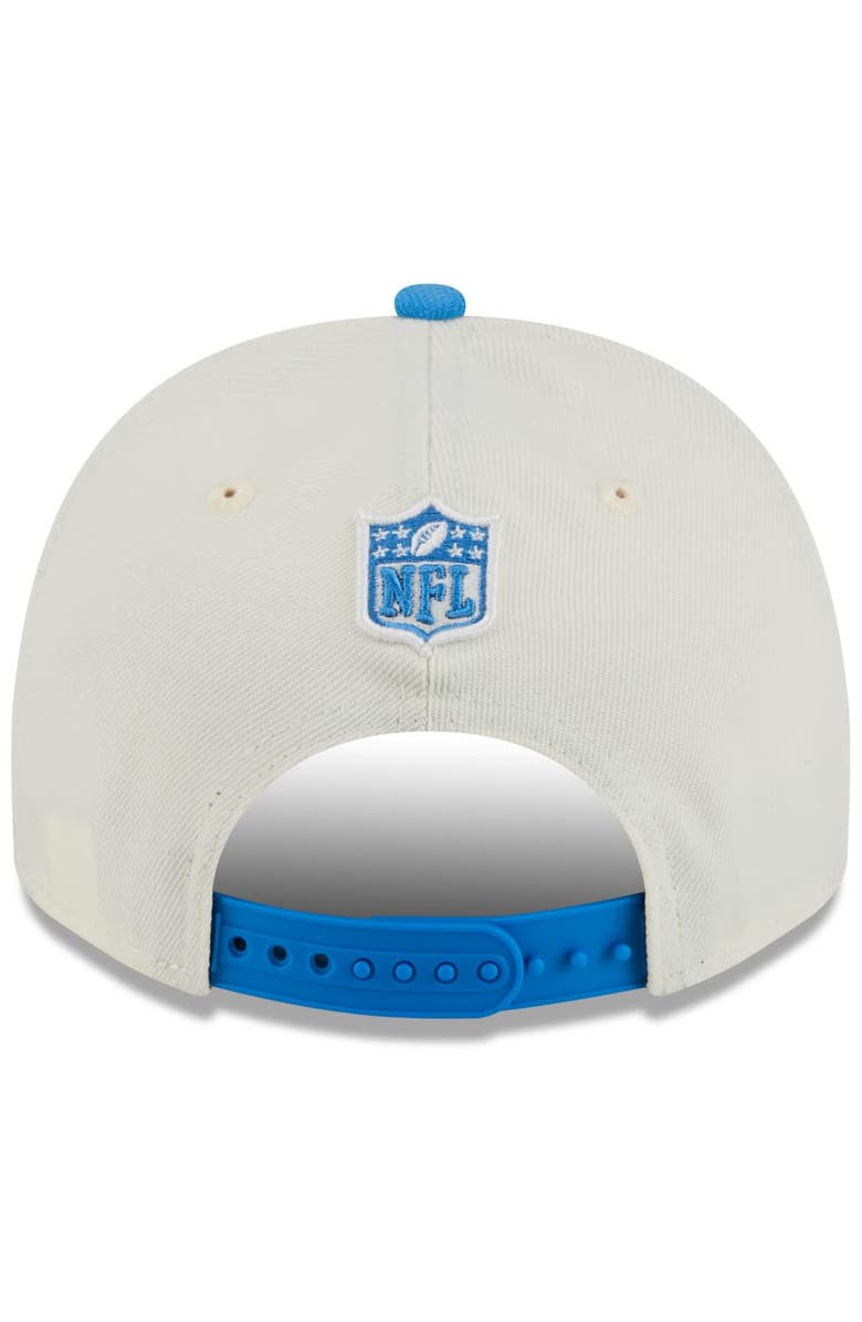 New Era Men's New Era Cream/Blue Detroit Lions 2025 NFL Draft A-Frame 9FIFTY Snapback Hat, Alternate, color, Cream