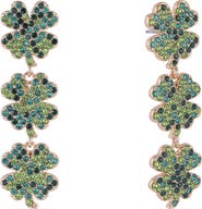Hallmark Four Leaf Clover Linear Earrings