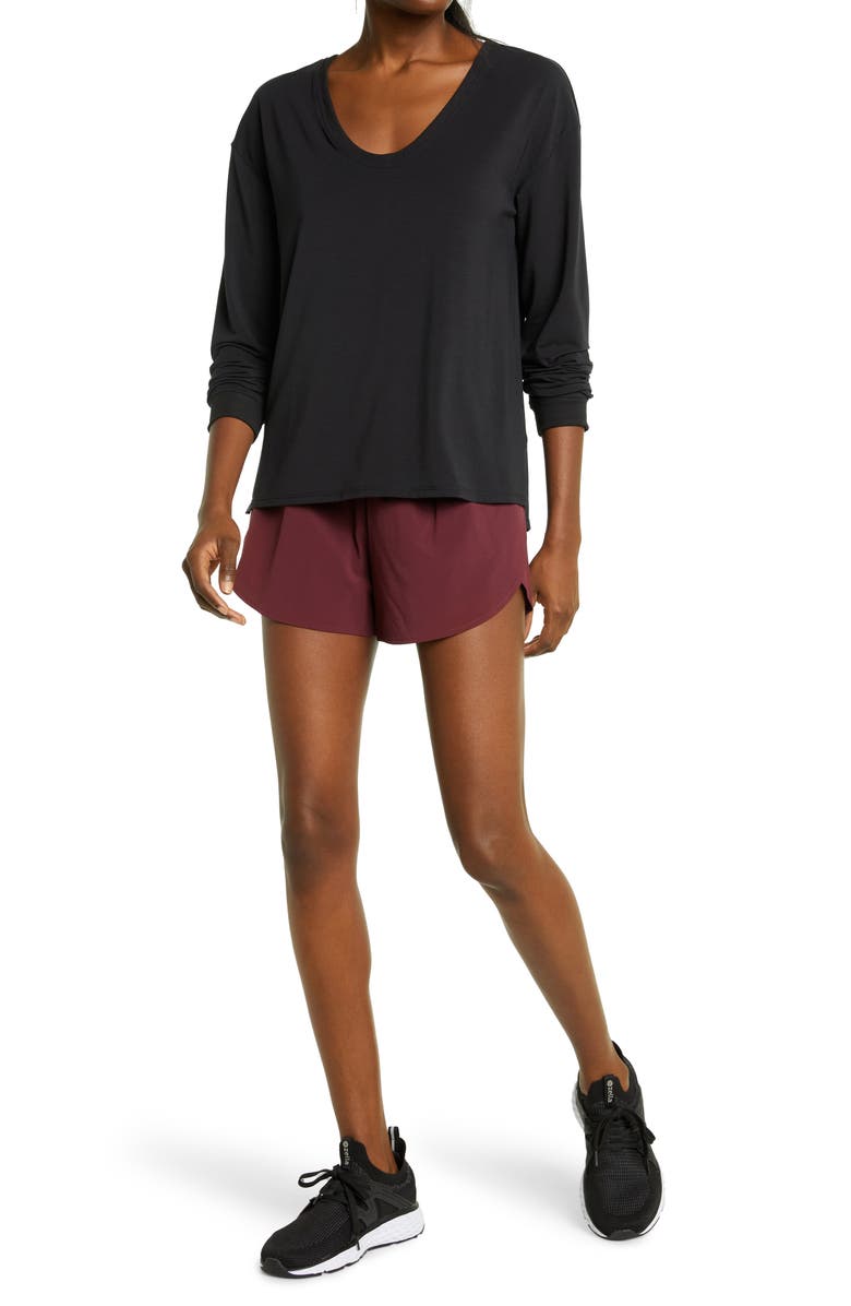 Zella Ava Long Sleeve Top, Alternate, color, 