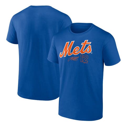Men's Fanatics Branded Francisco Lindor Royal New York Mets Player Name & Number T-Shirt