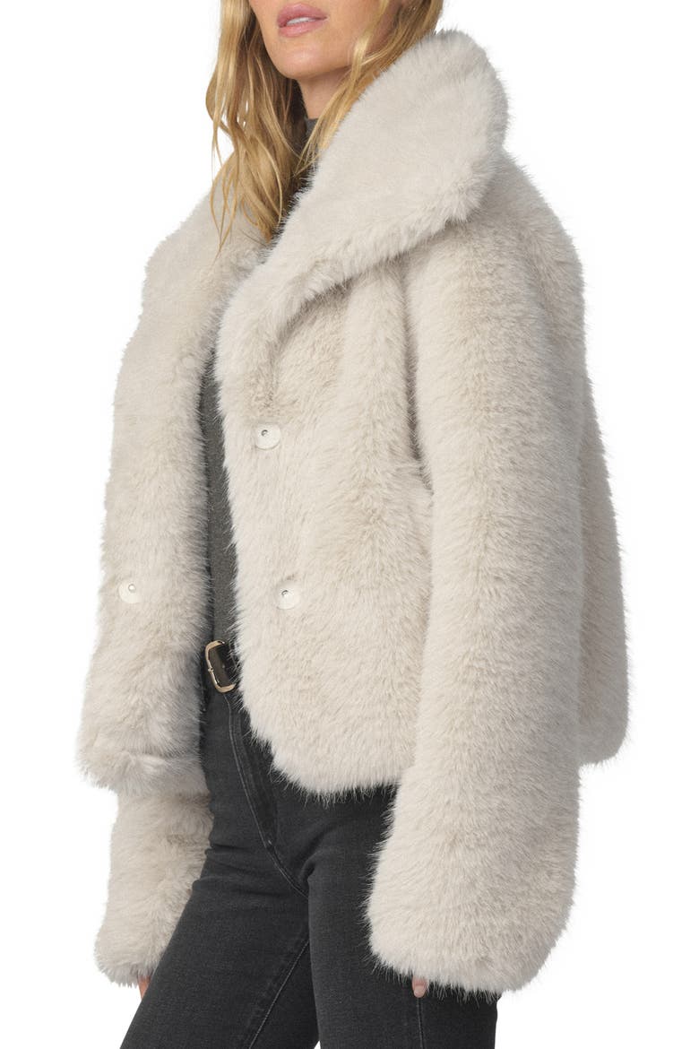 The Cozy Faux Fur Coat, Alternate, color, STONE