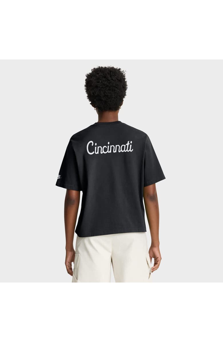 Nike Women's Nike Black Cincinnati Bengals Rewind Pocket Boxy T-Shirt, Alternate, color, Black