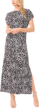 Halogen® Boat Neck Dolman Sleeve Maxi Dress