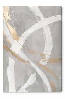 Wynwood Studio Silvered Spirals Canvas Wall Art