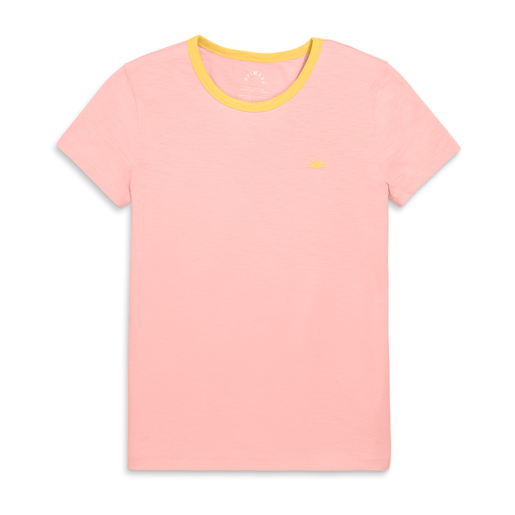 PRIMARY PRIMARY ADULT EMBROIDERED CLASSIC SLUB CREWNECK TEE