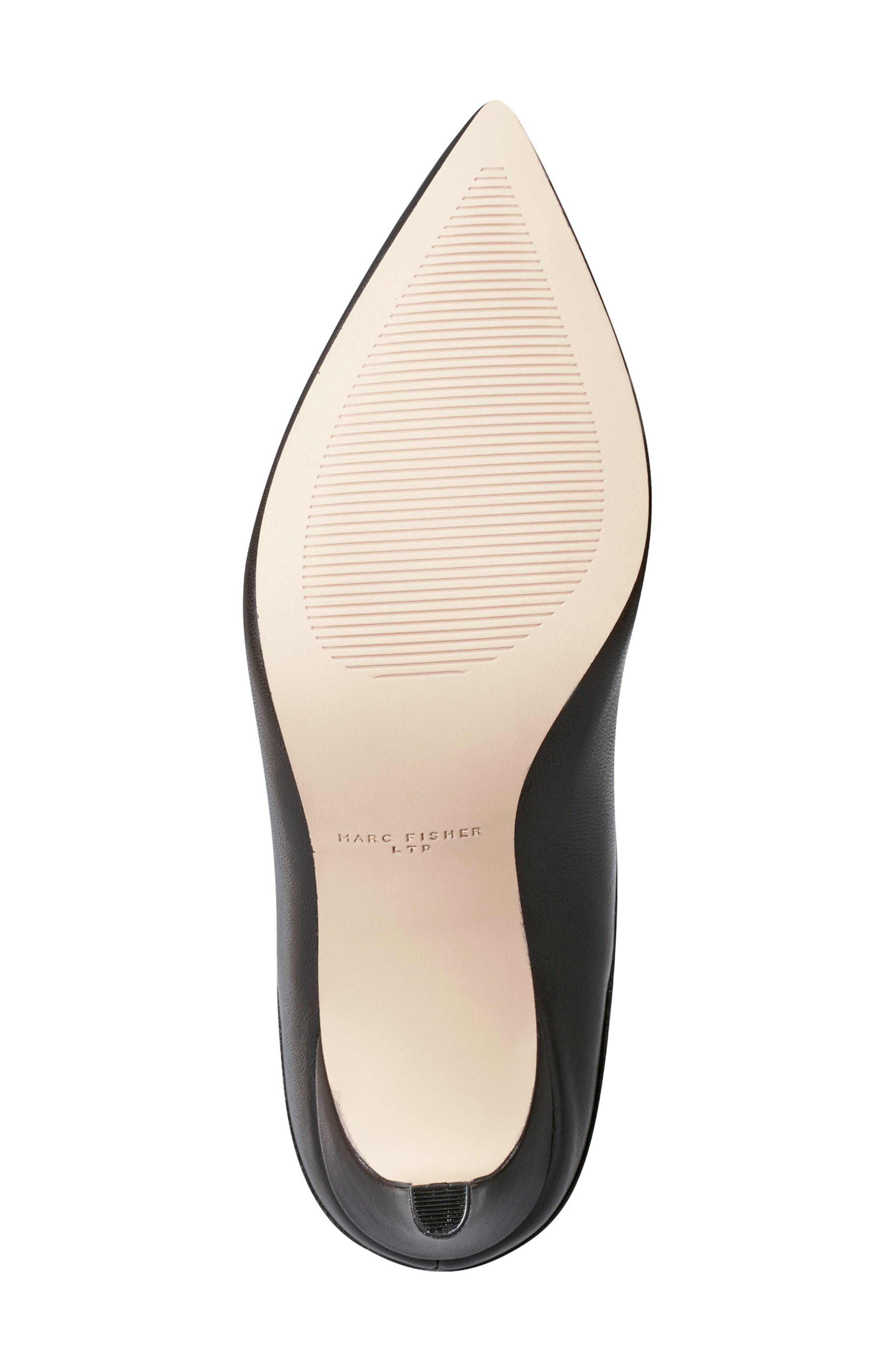 Marc Fisher LTD Gentle Pointed Toe Knee High Boot, Alternate, color, Black