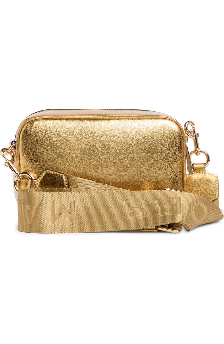 Marc Jacobs Metallic Flash Camera Bag, Alternate, color, Gold