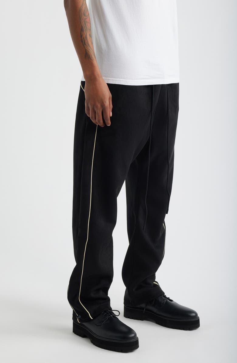 Fear of God Essentials Signature Relaxed Suede Fleece Pants, Alternate, color,