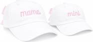 Bits & Bows Mama & Mini Bow Baseball Hat Set