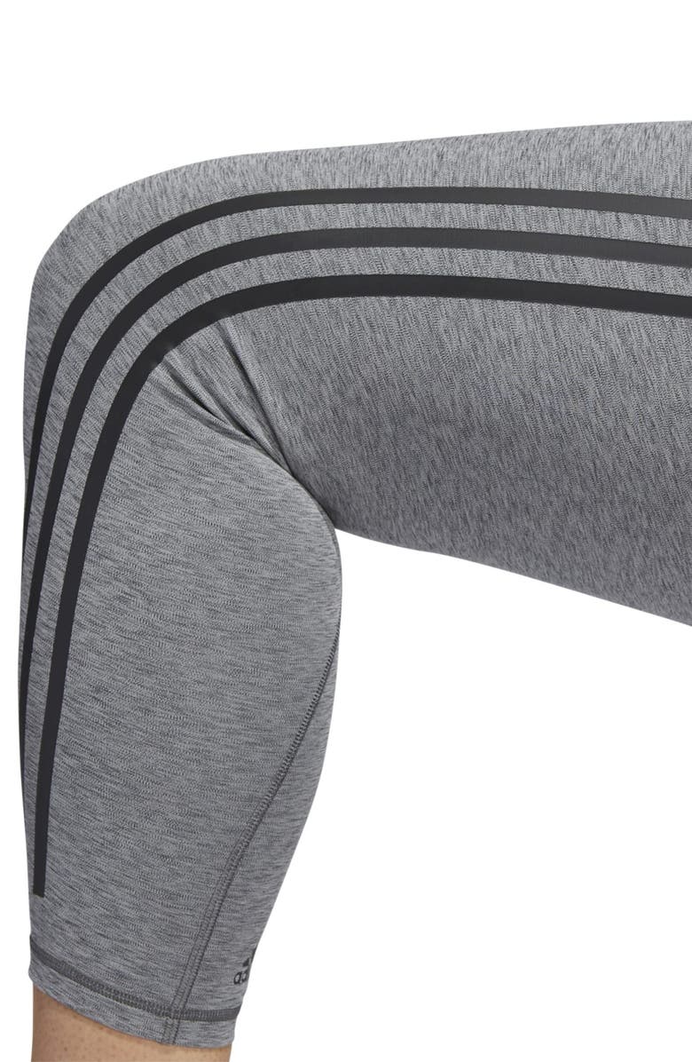 adidas Optime Trainicons 3-Stripes 7/8 Tights, Alternate, color,