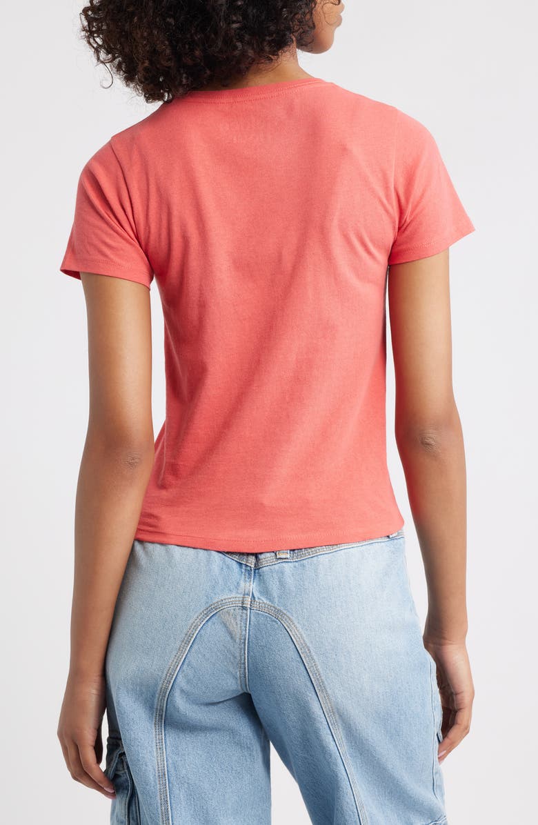 GOLDEN HOUR Wild Heart Cotton Graphic T-Shirt, Alternate, color, Cranberry