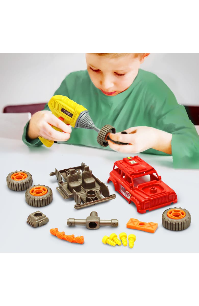 Lanard Workman Off Road Build a Kit Toy, Alternate, color, Multicolored