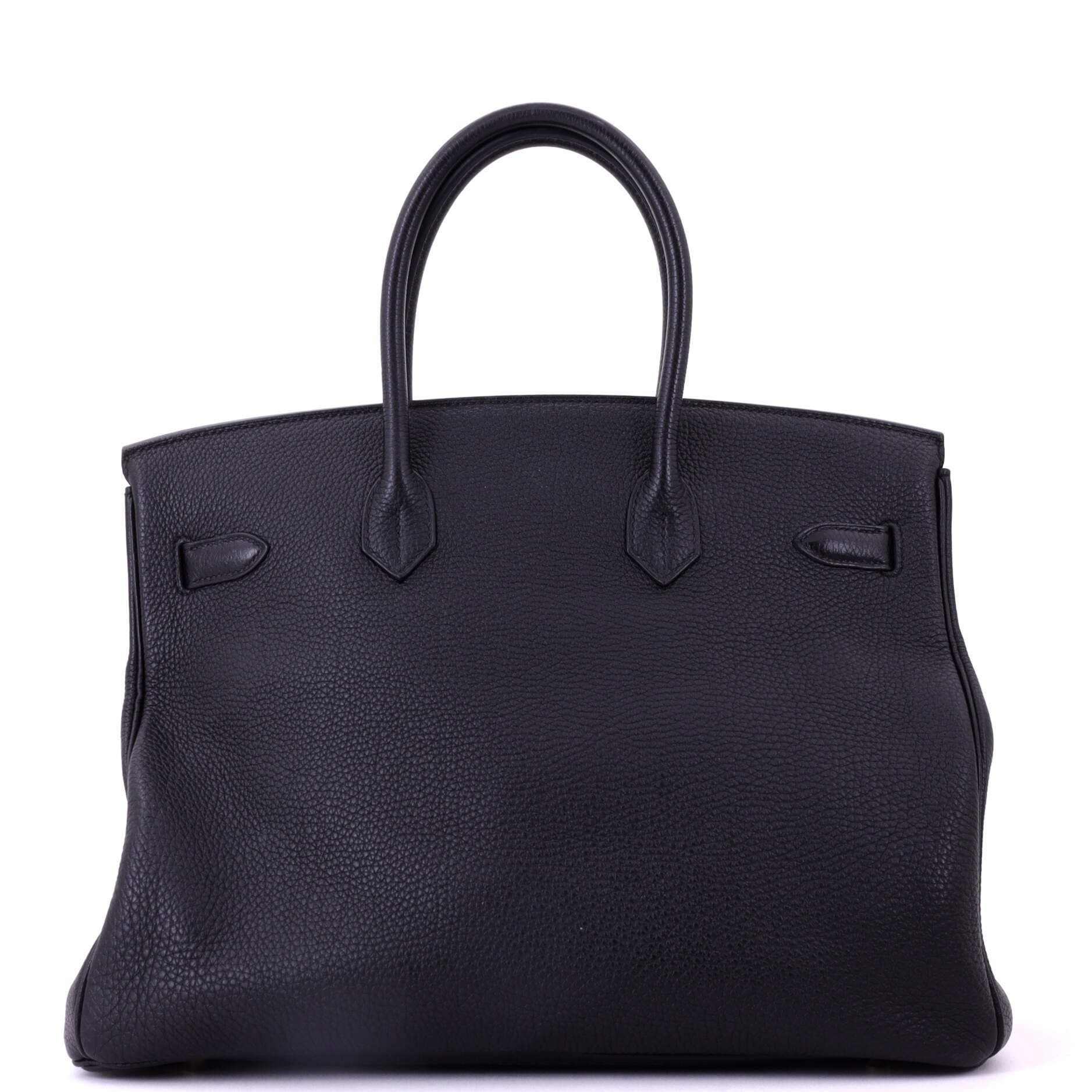 Pre-Owned Hermes Birkin Handbag Black Togo with Gold Hardware 35, Alternate, color, Noir