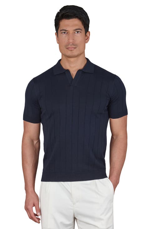 Cotton Selection Buttonless Polo Shirt