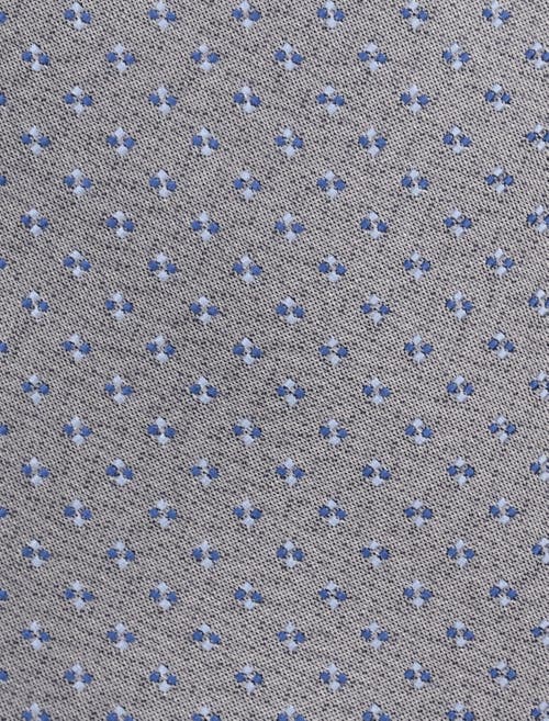 Michael Kors Big & Tall Alonso Neat Patterned Tie In Gray