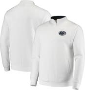 COLOSSEUM Men's Colosseum White Penn State Nittany Lions Tortugas Logo Quarter-Zip Jacket
